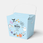 Ballotins Bleu Un Petit Boo Cute Ghost Baby shower Halloween (Verso)