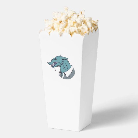 Ballotins Bleu Werewolf boîtes de pop-corn blanc (Sauté)