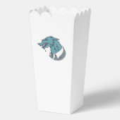 Ballotins Bleu Werewolf boîtes de pop-corn blanc (Recto)