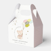 Ballotins Blonon Ours Rose Bleu À Tout Âge Anniversaire (Arrière)