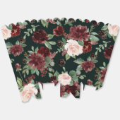 Ballotins Bloom rustique | Terracotta et Marasala Motif roug (Déplié)