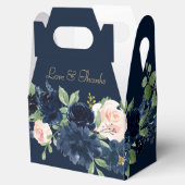 Ballotins Blooms Chics | Dark Romantic Navy Bleu et Blush (Ouvert)