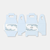 Ballotins Blossoms bleus avec nom (Déplié)