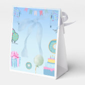 Ballotins Blue Birthday Invitation (Arrière)