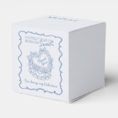 Ballotins Blue Bow Coquette Coeur rétro Cake Valentines (Arrière)