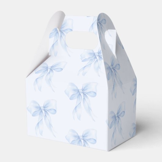 Ballotins Blue Bow élégant Baby in Bloom floral merci (Arrière)