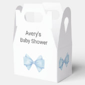 Ballotins Blue Bow Modern Boy Baby shower (Ouvert)