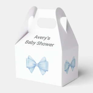 Ballotins Blue Bow Modern Boy Baby shower