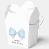Ballotins Blue Bow Modern Boy Baby shower (Ouvrir)