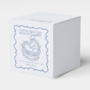 Ballotins Blue Bow Retro Coquette gâteau Coquette Anniversai