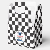 Ballotins Blue Car Racing Birthday  Caja de regalo (Ouvert)