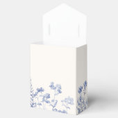 Ballotins Blue Chinoiserie Floral Botanique Mariage (Ouvert)