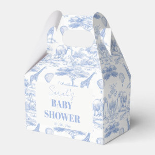 Ballotins Blue Chinoiserie Toile de Jouy Baby shower Favoris