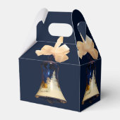 Ballotins Blue Christmas Jingle Bells Favoriser les boîtes c (Arrière)