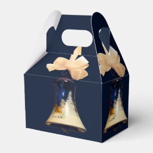 Ballotins Blue Christmas Jingle Bells Favoriser les boîtes c