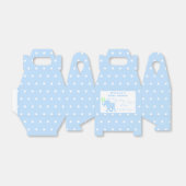 Ballotins Blue Circus mignon Elephant Merci Pour Venir (Déplié)