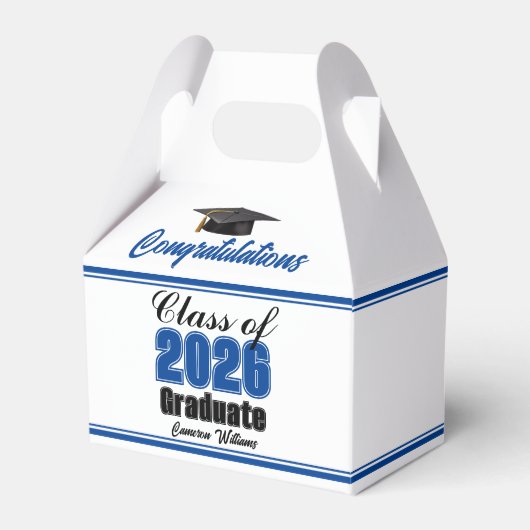 Ballotins Blue Class of 2026 Custom Graduation Party (Verso)