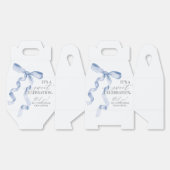 Ballotins Blue Coquette Bow Girl Anniversaire cadeau de fête (Déplié)