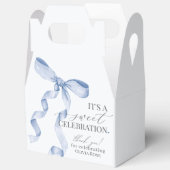 Ballotins Blue Coquette Bow Girl Anniversaire cadeau de fête (Ouvrir)