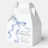 Ballotins Blue Coquette Bow Girl Anniversaire cadeau de fête (Verso)