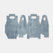 Ballotins Blue Denim Jean Fabric (Déplié)