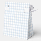 Ballotins Blue Gingham Teddy Bear Neutral Baby Shower (Verso)