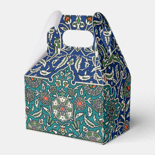 Ballotins Blue Green Orange Turquoise Ornat Motif arabe