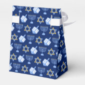 Ballotins Blue Hanoukka Menorah Dreidel Cute Custom Party (Arrière)