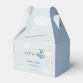 Ballotins Blue Helicopter mignon Loup premier anniversaire (Verso)