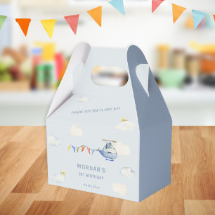 Ballotins Blue Helicopter mignon Loup premier anniversaire