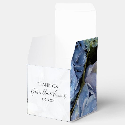 Ballotins Blue Hydrangea Floral Mariage (Ouvert)