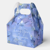 Ballotins Blue Hydrangea Petals Mariages Noms personnalisés (Recto)