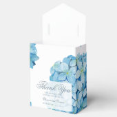 Ballotins Blue Hydrangea Sophisticated Wedding Favor Box (Ouvert)