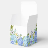 Ballotins Blue Hydrangeas verdure Floral Mariage cadeau (Ouvert)