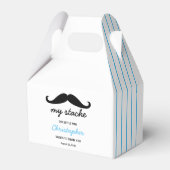 Ballotins Blue Little Man Mustache fête d'anniversaire (Verso)