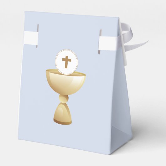 Ballotins Blue moderne Première communion sainte (Arrière)