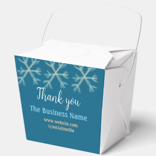 Ballotins Blue orange snowflakes ajouter nom commercial noël