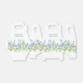 Ballotins Blue Oublie-moi pas Mariage aquarelle (Déplié)