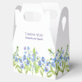 Ballotins Blue Oublie-moi pas Mariage aquarelle (Ouvert)