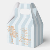 Ballotins Blue Palm Spring Pastel Beach Bachelorette Party (Verso)