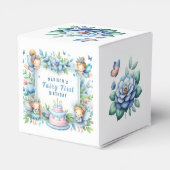 Ballotins Blue Pastel Floral Fairy First Birday - (Arrière)