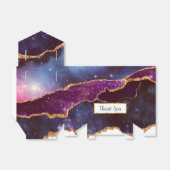 Ballotins Blue & Purple Space & Stars Agate moderne (Déplié)