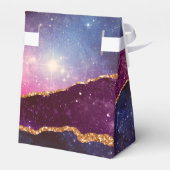 Ballotins Blue & Purple Space & Stars Agate moderne (Arrière)