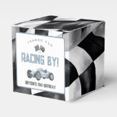 Ballotins Blue Race Car fête d'anniversaire (Verso)