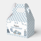 Ballotins Blue Race Car First Lap Around the Track Birthday (Arrière)