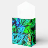 Ballotins Blue smooth abstract Favor Box,Smooth vibrant art (Ouvert)