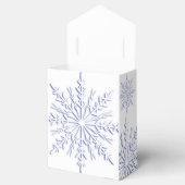 Ballotins Blue Snowflakes on White Winter Wedding (Ouvert)