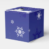 Ballotins Blue Snowman paysage hiver Ballotin de Noël (Verso)