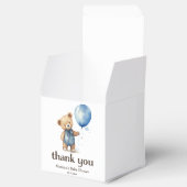 Ballotins Blue Teddy Bear Boy Baby shower Merci (Ouvert)
