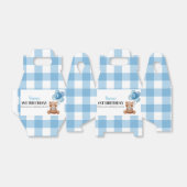 Ballotins Blue Teddy Bear Premier Ballotin de fête d'anniver (Déplié)